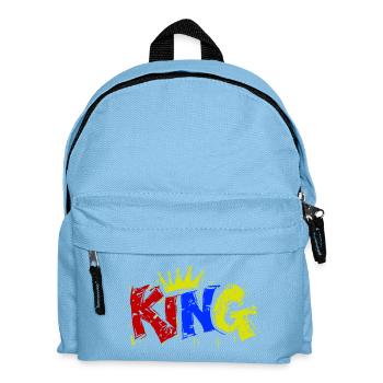 Roi coloré - Sac à dos Enfant - bleu clair - Devant