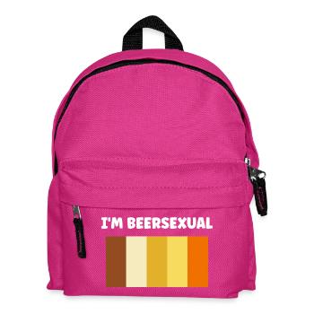 Beersexual - Kids' Backpack - fuchsia - Front