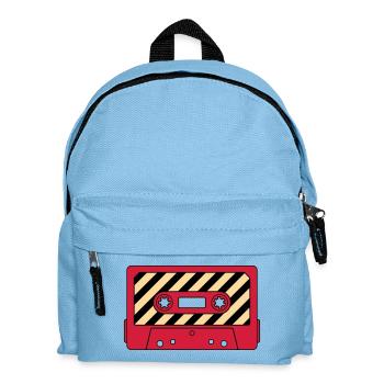 Cassette Retro Mixtape – Music Cult Motif - Kids' Backpack - light blue - Front
