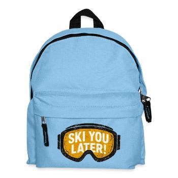 Ski You Later – Lunettes de ski Grunge - Sac à dos Enfant - bleu clair - Devant