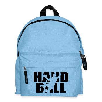 Classic Handball Design – Team Spirit & Power - Kids' Backpack - light blue - Front