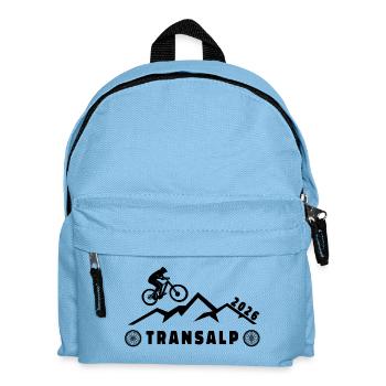 Transalp à vélo 2026 - Sac à dos Enfant - bleu clair - Devant