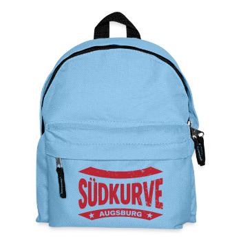 Augsburg Südkurve Stadium Hoodie, Bag, Mug - Kids' Backpack - light blue - Front