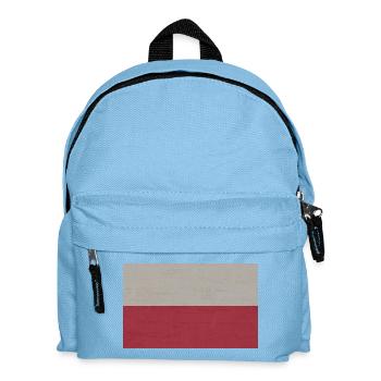 Drapeau polonais - Sac à dos Enfant - bleu clair - Devant