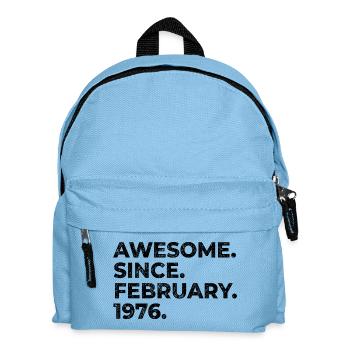 Awesome since February 1976 | Geburtstag - Kinder Rucksack - Hellblau - Vorne