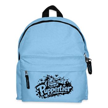 Pupertier - Kinder Rucksack - Hellblau - Vorne