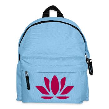 Lotus Flower Lotus Flower Red Water Lily Flower Flowers - Kids' Backpack - light blue - Front