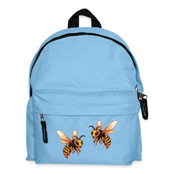 Abeille Pixel Frelon - Sac à dos Enfant - bleu clair - Devant