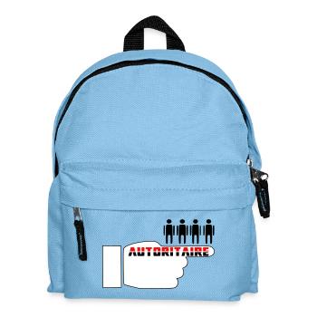 Authoritarian fist - Kids' Backpack - light blue - Front