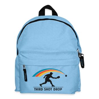 Troisième chute de tir silhouette au badminton - Sac à dos Enfant - bleu clair - Devant