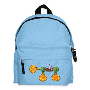 Rocket_Hoverbike_2 - Kinder Rucksack - Hellblau - Vorne