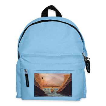 Voyage vers l’aube dans les falaises - Sac à dos Enfant - bleu clair - Devant