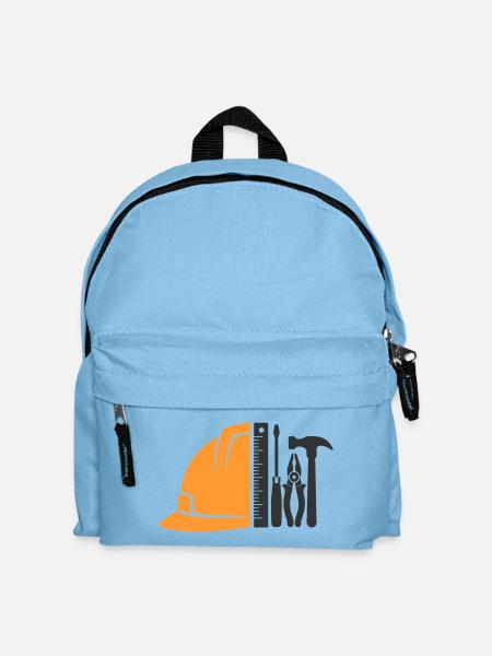 Tool & Construction Helmet – Craftsman Logo - Kids' Backpack - light blue