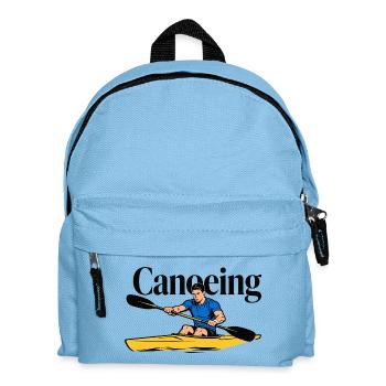 canoeing canoeing - Kids' Backpack - light blue - Front