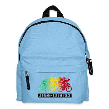 Peloton Abstrait Force - Sac à dos Enfant - bleu clair - Devant