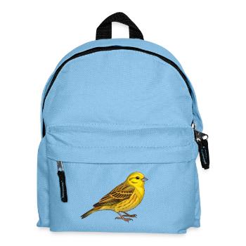 Oiseau à marteau-jaune - Sac à dos Enfant - bleu clair - Devant