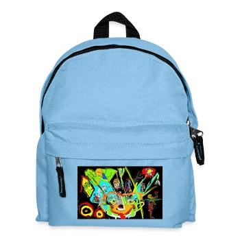 The Midnight Escape - Kids' Backpack - light blue - Front