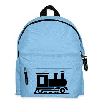Cadeau de voyage en train pour voyager en train - Sac à dos Enfant - bleu clair - Devant