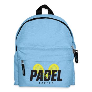 Padel Men Women – Padel Addict – Player Gift - Kids' Backpack - light blue - Front