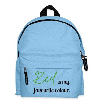 Red2 - Kids' Backpack - light blue - Front