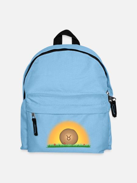 Stier - der Erdwächter - Kinder Rucksack - Hellblau