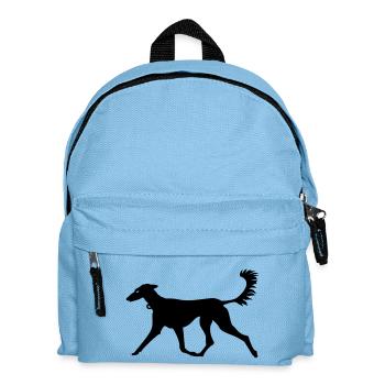 lévrier / greyhound (1c) - Sac à dos Enfant - bleu clair - Devant