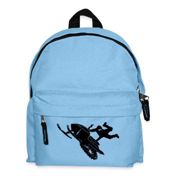 Snowmobile cleasanna tiománaí - Kids' Backpack - light blue - Front
