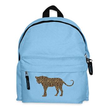 cheetah cat jaguar leopard ocelot gepard wildcat53 - Kinder Rucksack - Hellblau - Vorne