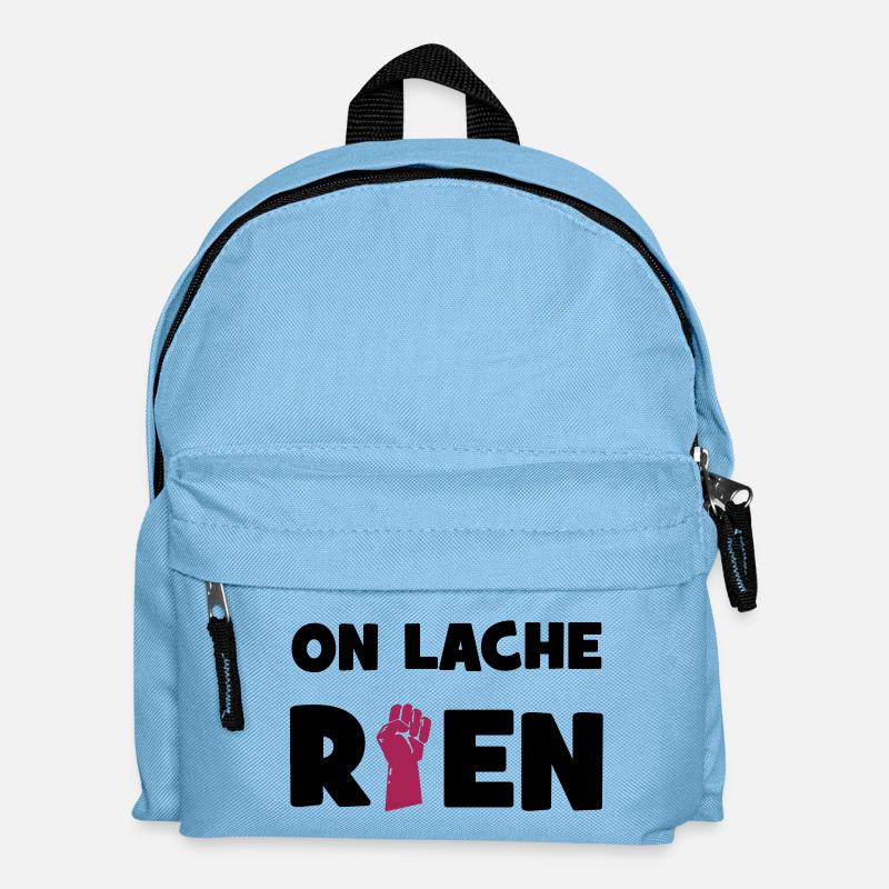 On lâche rien ! - Sac à dos Enfant - bleu clair