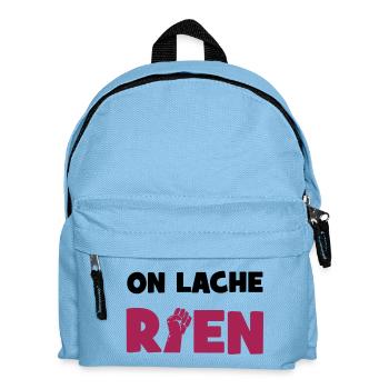 On lâche rien ! - Sac à dos Enfant - bleu clair - Devant