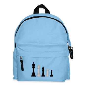 Chess pieces - Kids' Backpack - light blue - Front