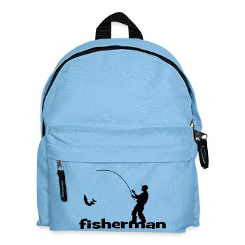 Fisherman - Kinder Rucksack - Hellblau - Vorne