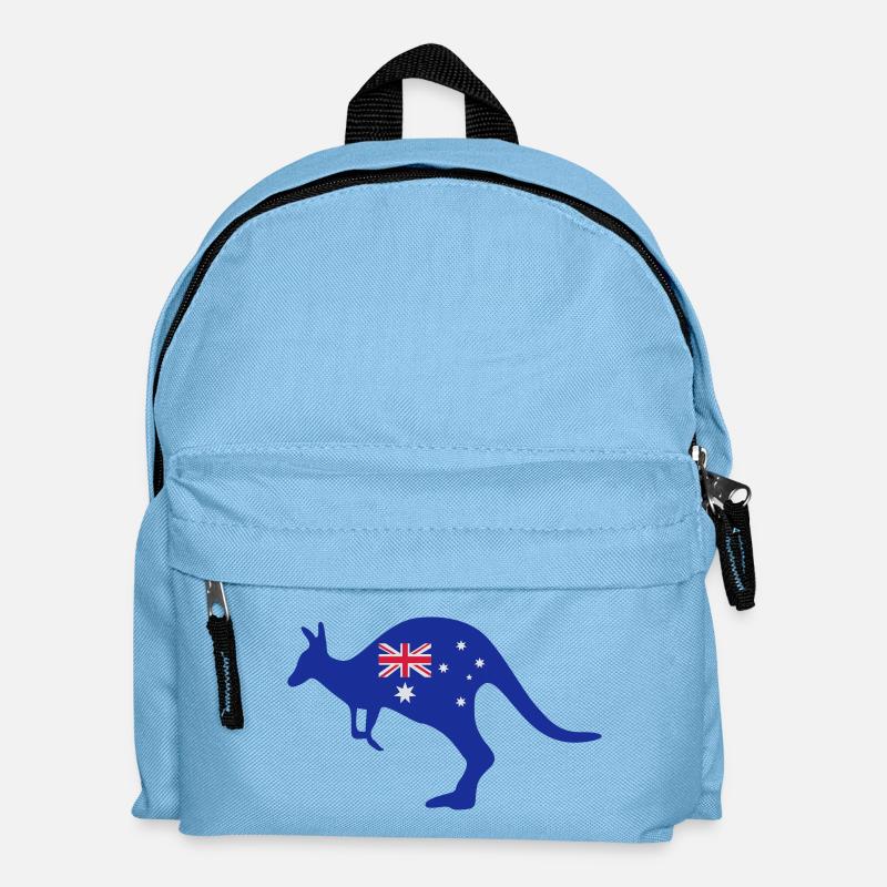 Australien - Kinder Rucksack - Hellblau