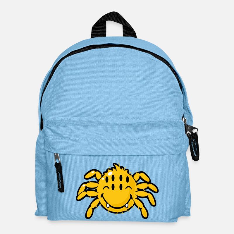 Smiley Spider - Kinder Rucksack - Hellblau
