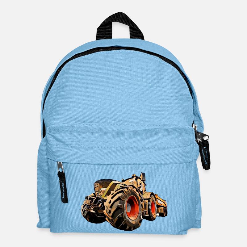 Tractor - Kids' Backpack - light blue