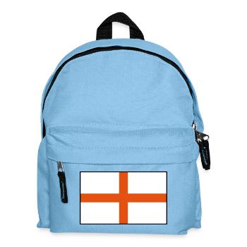 England Flagge 2 - Kinder Rucksack - Hellblau - Vorne