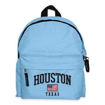 Houston Texas Flag Vintage - Kids' Backpack - light blue - Front