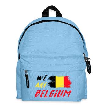 Wir sind Belgien - Kinder Rucksack - Hellblau - Vorne