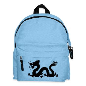Image d’ombre de dragon année du dragon - Sac à dos Enfant - bleu clair - Devant