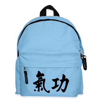 QI Gong horizontal - Kinder Rucksack - Hellblau - Vorne