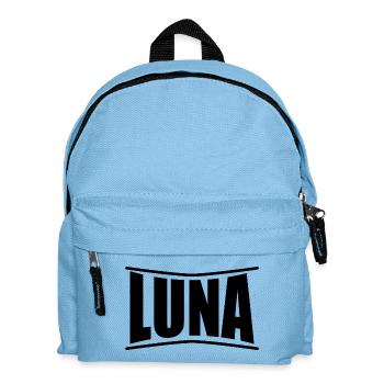 name t-shirt Moon t-shirt gift idea - Kids' Backpack - light blue - Front