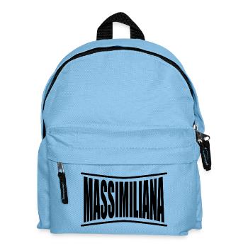 T-Shirt Massimiliana T-Shirt Geschenkidee - Kinder Rucksack - Hellblau - Vorne