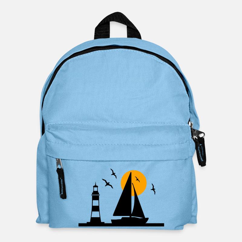 Segeln - Kinder Rucksack - Hellblau