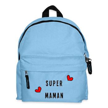 MOM. MOTHER'S DAY. HAPPY MOTHER'S DAY - Kids' Backpack - light blue - Front