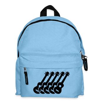 Ukulele Drawing - Kids' Backpack - light blue - Front