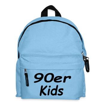90er Kids - Kinder Rucksack - Hellblau - Vorne