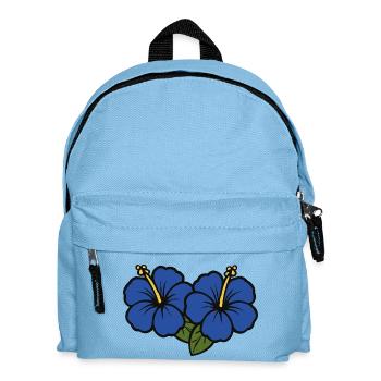 Hibiscus Flowers 2 - Kids' Backpack - light blue - Front