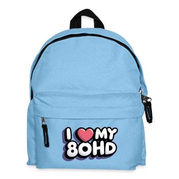 I Love My 80HD - Kinder Rucksack - Hellblau - Vorne