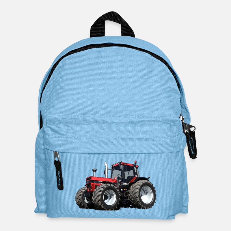 Power Traktor Legende - Kinder Rucksack - Hellblau