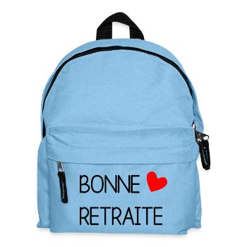 RUHESTAND. RUHESTAND. PENSIONIERT. RUHESTAND - Kinder Rucksack - Hellblau - Vorne
